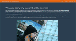 Desktop Screenshot of jamessingletaryiv.com